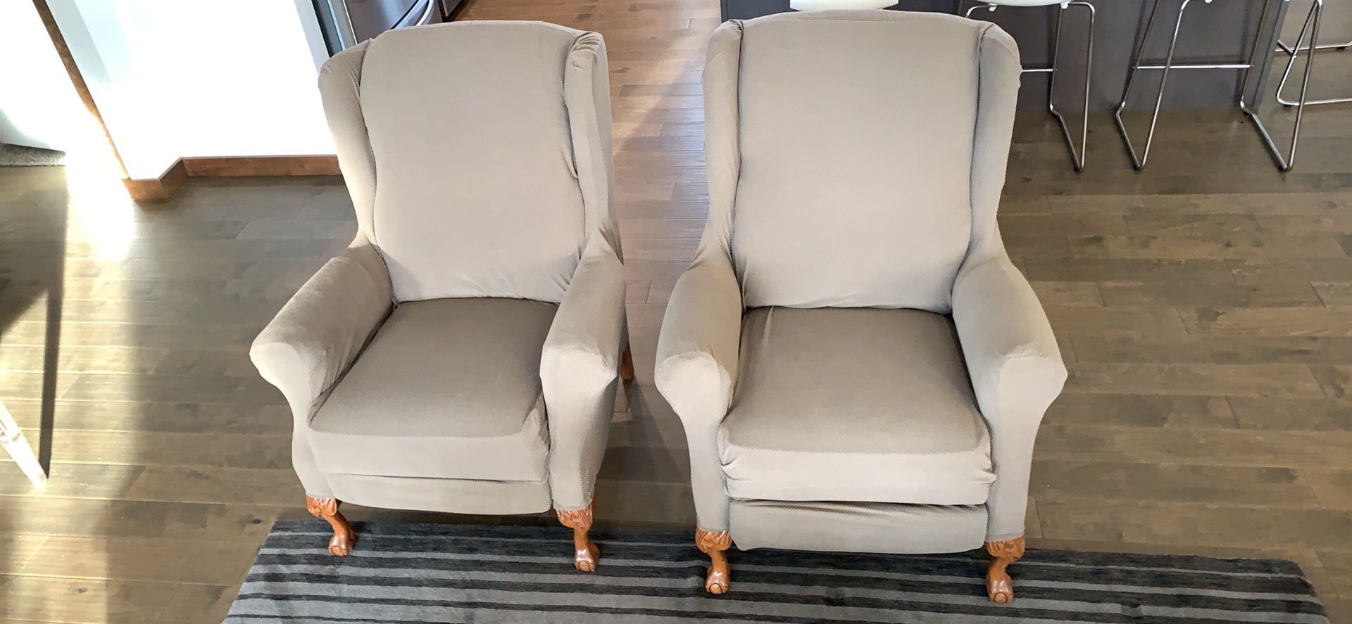 Recliners W/ Slipcovers
