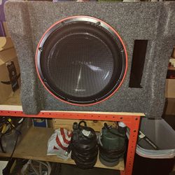 Kenwood 12" Subwoofer In Great Condition In Custom Kenwood Box That Can Downfire As Well