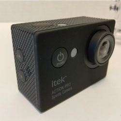 Itek By Soundlogic 1080P Ultra HD Action Pro Sports Camera & Waterproof Case