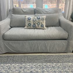 Pottery barn York Deep Slope Sofa, Loveseat, And Ottoman