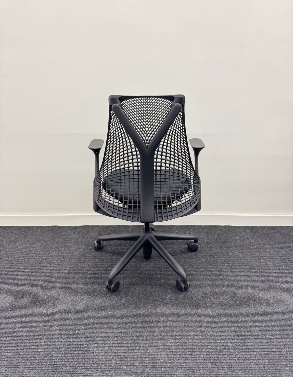 HERMAN MILLER SAYL CHAIR BLACK FABRIC WITH HEIGHT ADJUSTABLE ARMS! MANY AVAILABLE!