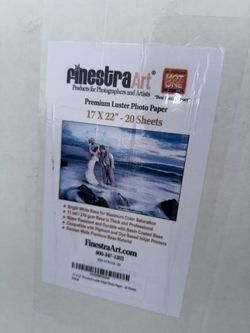 17" X 22" Premium Luster Inkjet Photo Paper - 50 Sheets