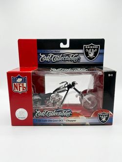 Ertl Collectibles Oakland Raiders OCC Die-Cast Motorcycle 1:18 - NIB