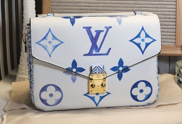 White & Blue Crossbody 