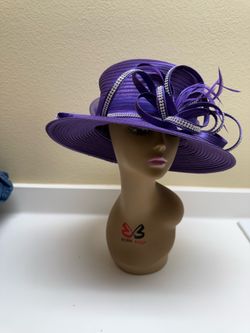 Ladies Purple Hat