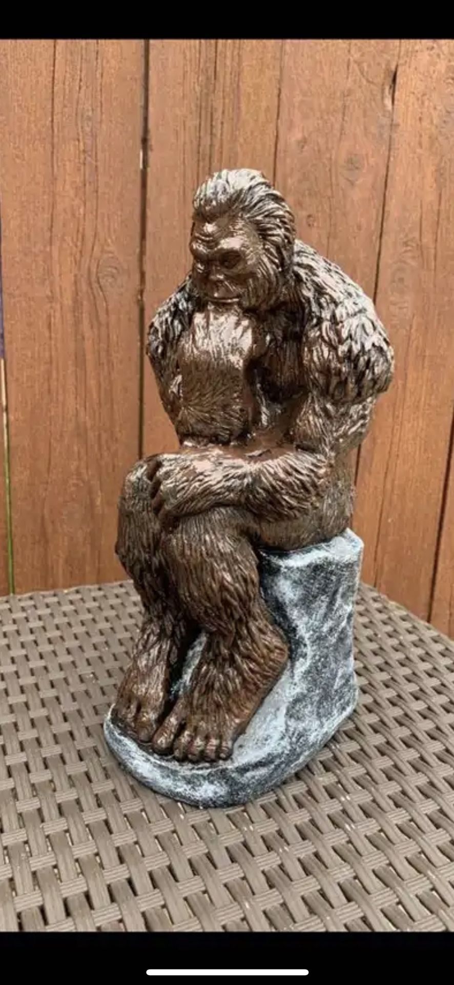Bigfoot Thinker Statue 