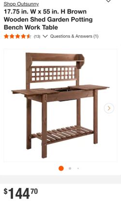 Garden Potting Bench
