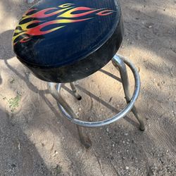 Fire Flames Stool