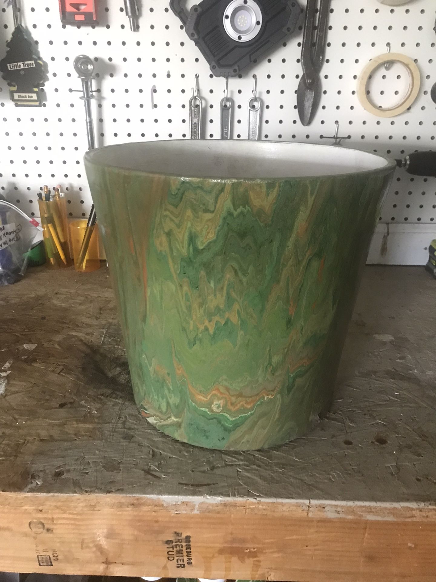Painted Terracotta Pot