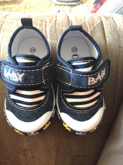 Toddler navy blue shoes size 5