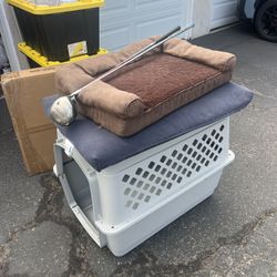 Dog Crate With 2 Free Beds 