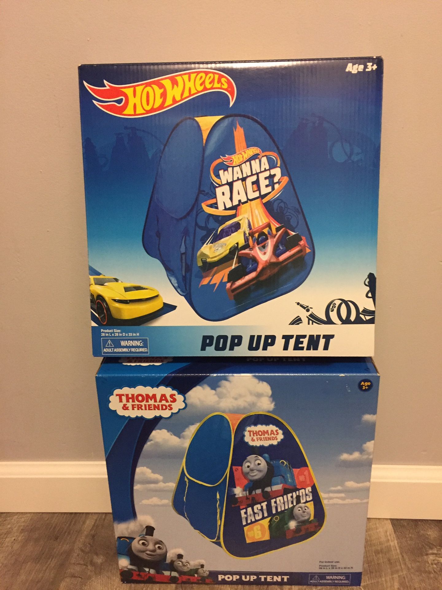 $25 for 2 pop up Tent age 3 Up Firm price and pick up Gahanna