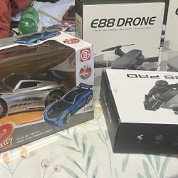 3 Drones N A Voice Control Watch Remote Car  