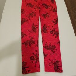 LULUROE RED WITH BLACK CUPIDS 