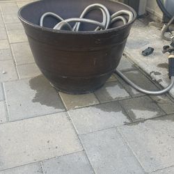 Decorative Hose Storage Pot