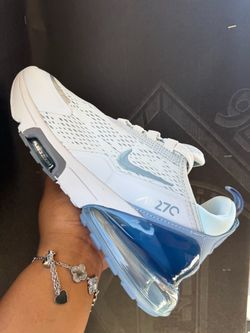 Air Max 270 white /light blue