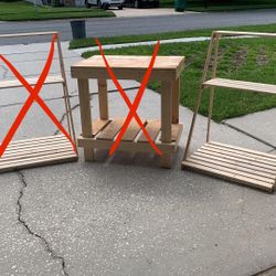 Handmade Wooden Plant Stand 