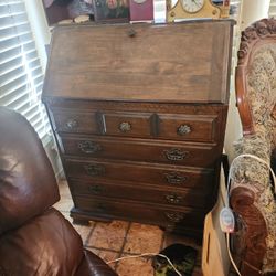 Secretary Style Antique Desk/ Hutch