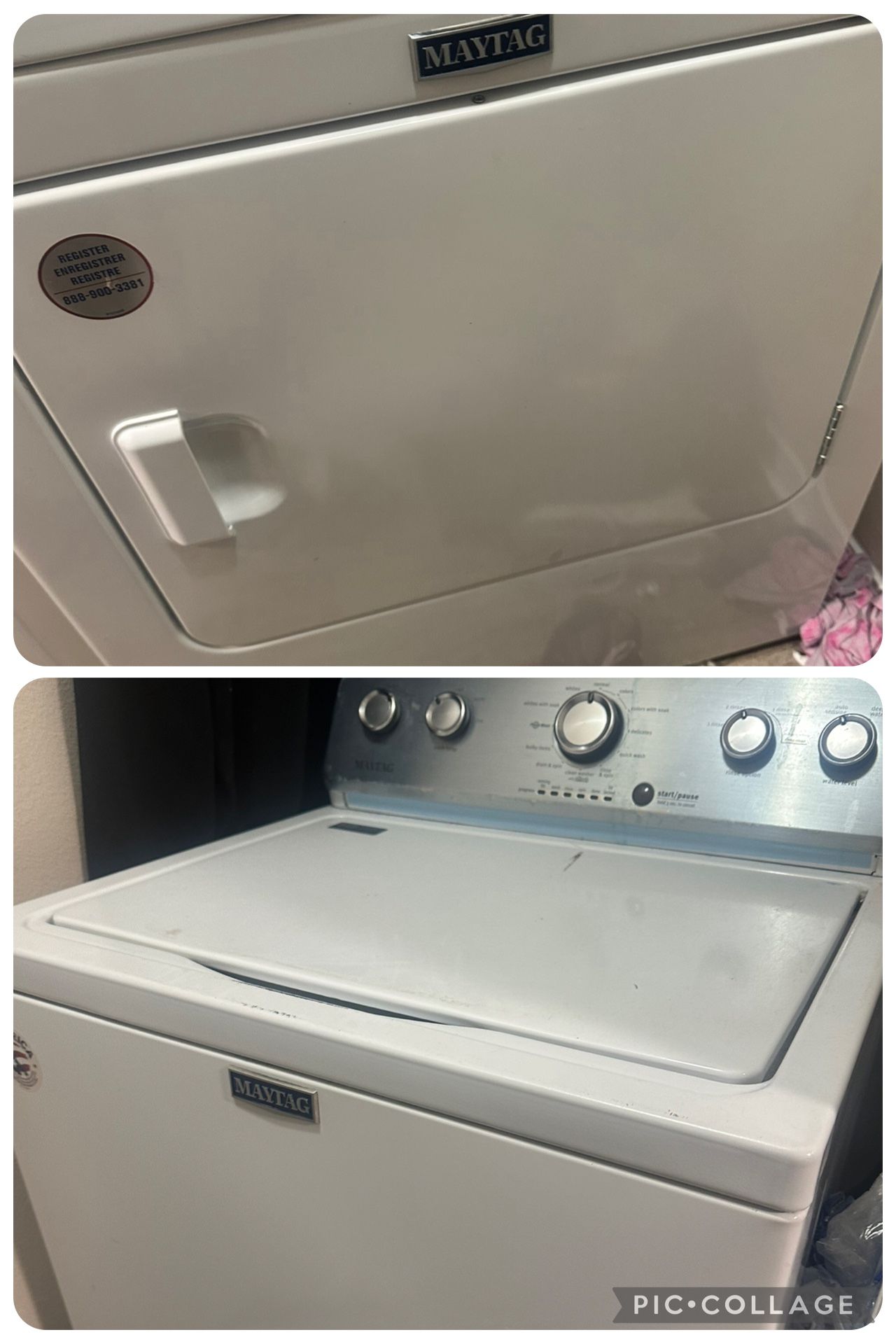 May Tag Washer And Dryer Set