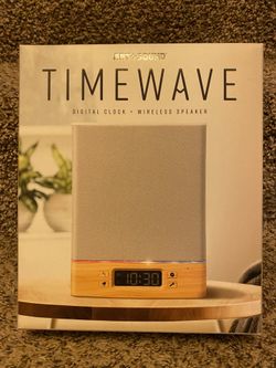 Digital Clock and Wireless Bluetooth Speaker ⏰ 🎶