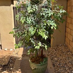 Faux Potted Plant
