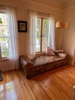 Leather Couch (Mid-Century Modern)