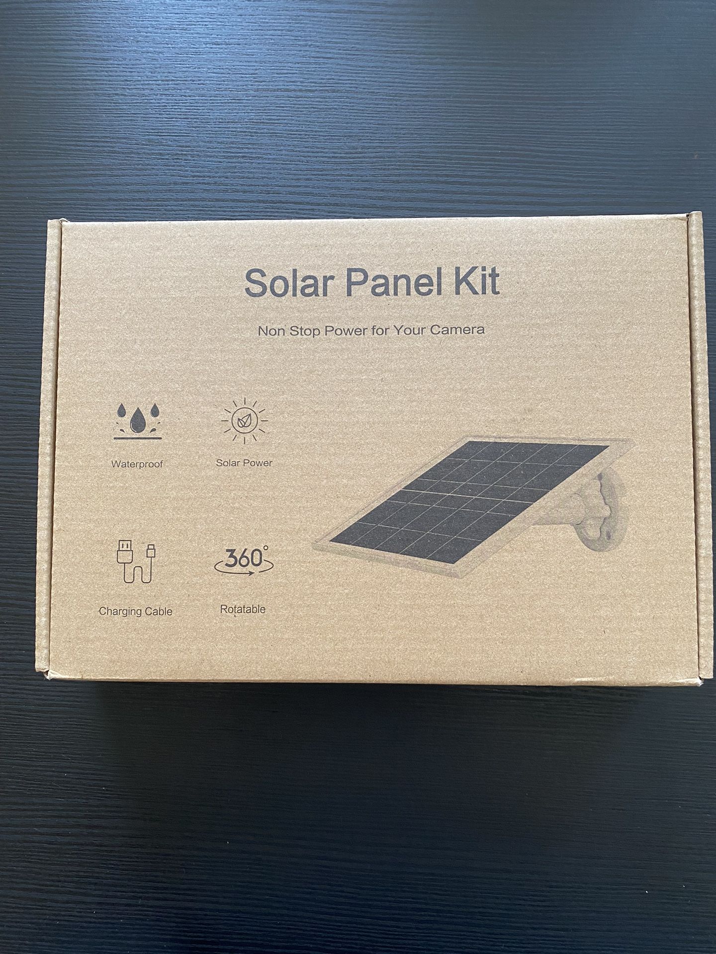 8W Solar Panel Kit for Cameras Or Other Compatible Devices