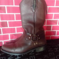 Womens DeManuels Leather Boots 8