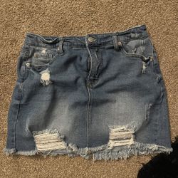Jean Skirt