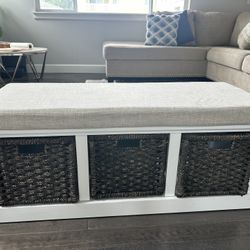 Entryway Storage bench