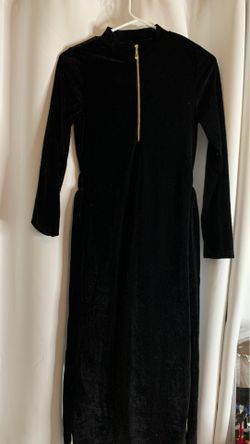 Medium Black Velvet Dress
