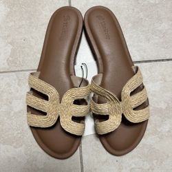 Women’s Size 10 Raffia Sandals BRAND NEW