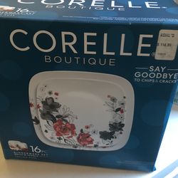Corelle 16 pc set new in walmart site $170  we have two of them $230