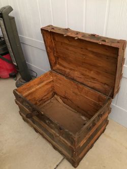 Two antique trunks