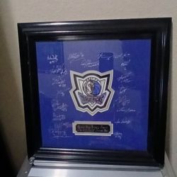 Dallas Mavericks Framed Patch