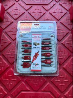DIABLO SPEEDemon High Speed Steel Spade Bit Set with Pouch (10-Piece)