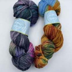 Three Irish Girls Yarn Lot Of 2 4oz Skein Skyline Parkway- Hawk Ridge