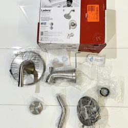 Pfister Ladera Single-Handle 3-Spray Tub and Shower Faucet in Spot Defense Brushed Nickel (Valve NOT Included)