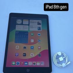 iPad 8th Gen Cellular 10.2! Like New And Unlocked!