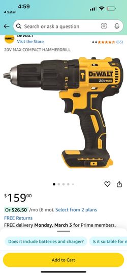20V MAX COMPACT HAMMERDRILL
