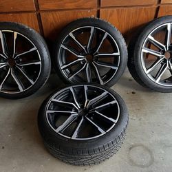 (Wheels+Tires) "19 Wheels - Genuine BMW 797M Performance 5x112. + 2 full sets of tires
