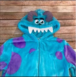 Disney-Pixar Sully Fuzzy Zip Up Hooded Sweatshirt