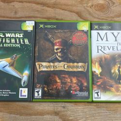 Star Wars Starfighter Special Edition, Pirates of the Caribbean & Myst IV 