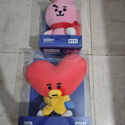Tata & Cooky Bt21 Christmas Plush