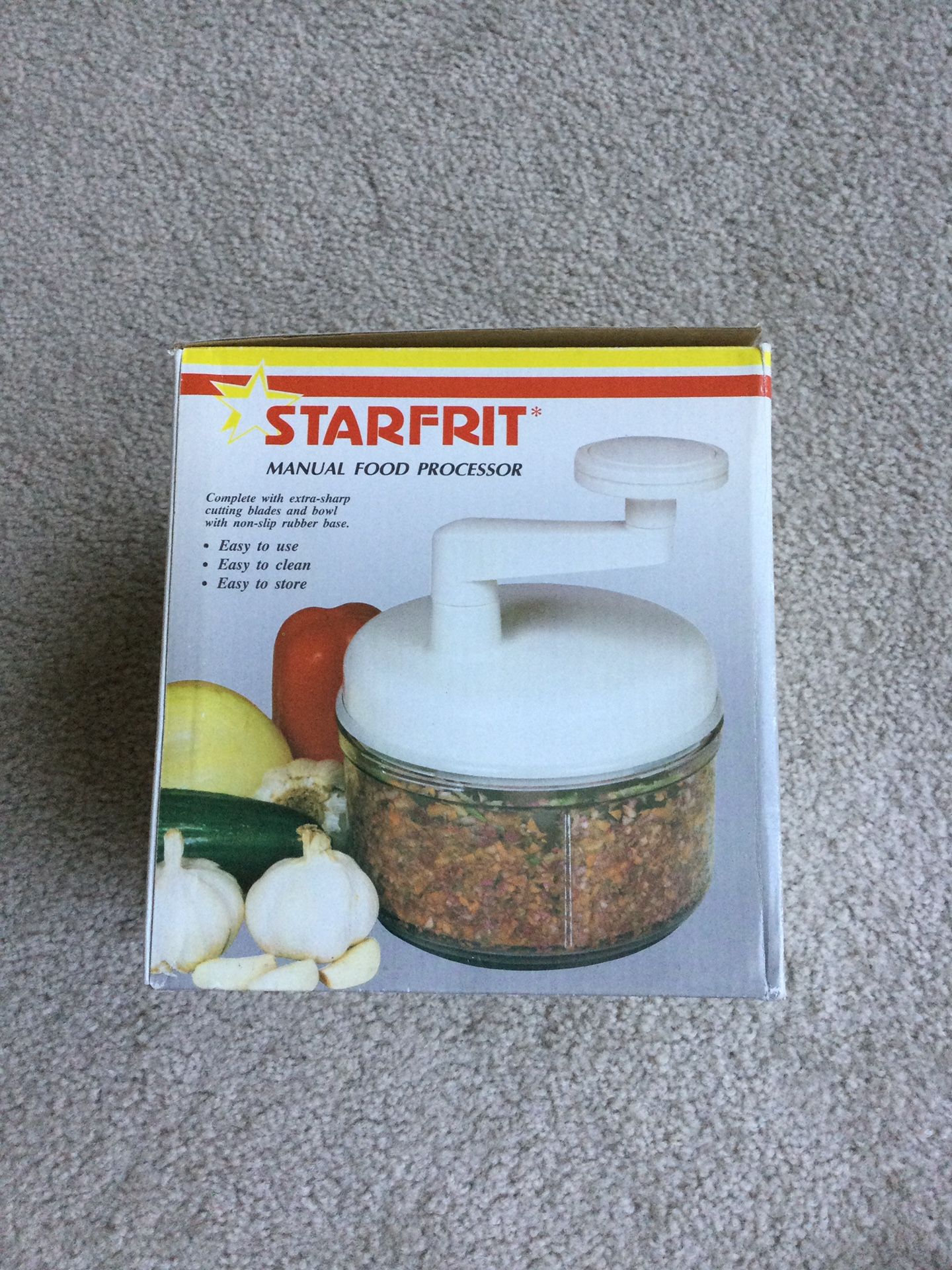 NEW Food Processor Manual Blender Starfrit Kitchen Aide Appliances Cuisinart Oster Hamilton Beach Electric Ninja Blender Magic Bullet NutriBullet Chef