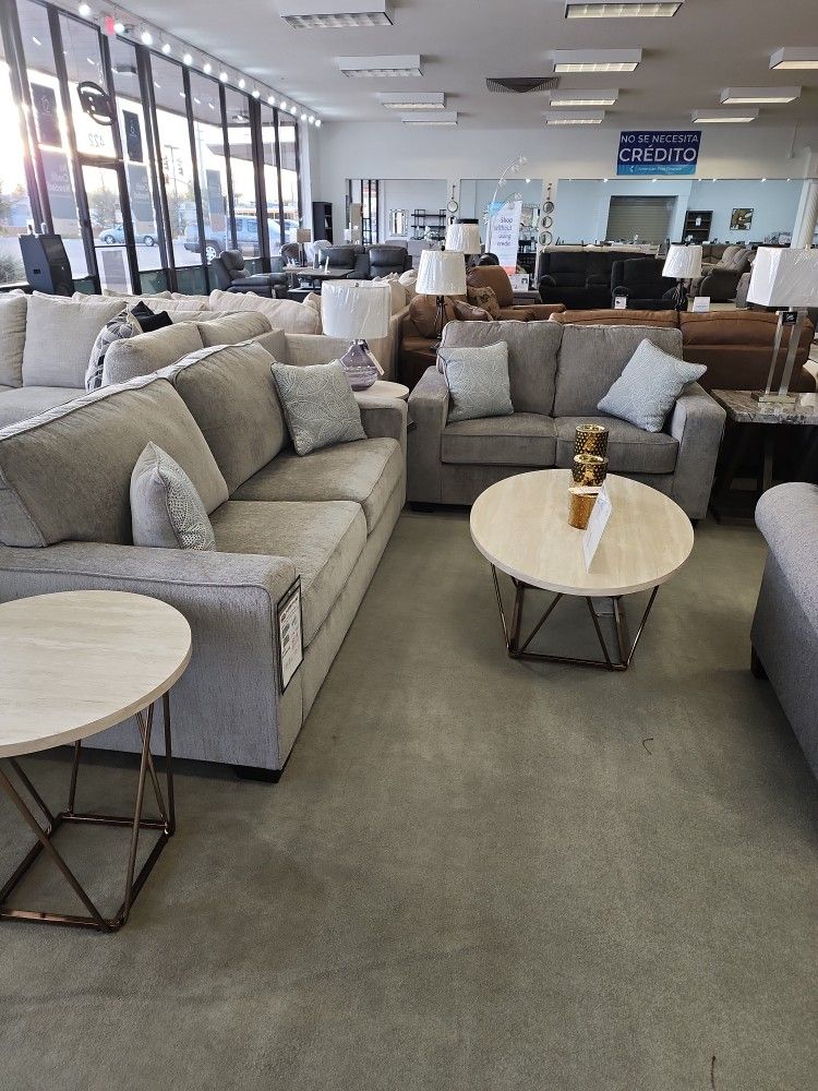 Sofa and Loveseat Set