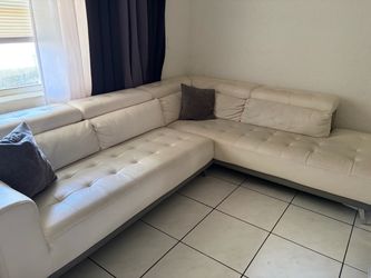 White sectional 300 OBO