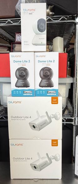 Blurams Security Camera Bundle – 5 Units, Firm Price