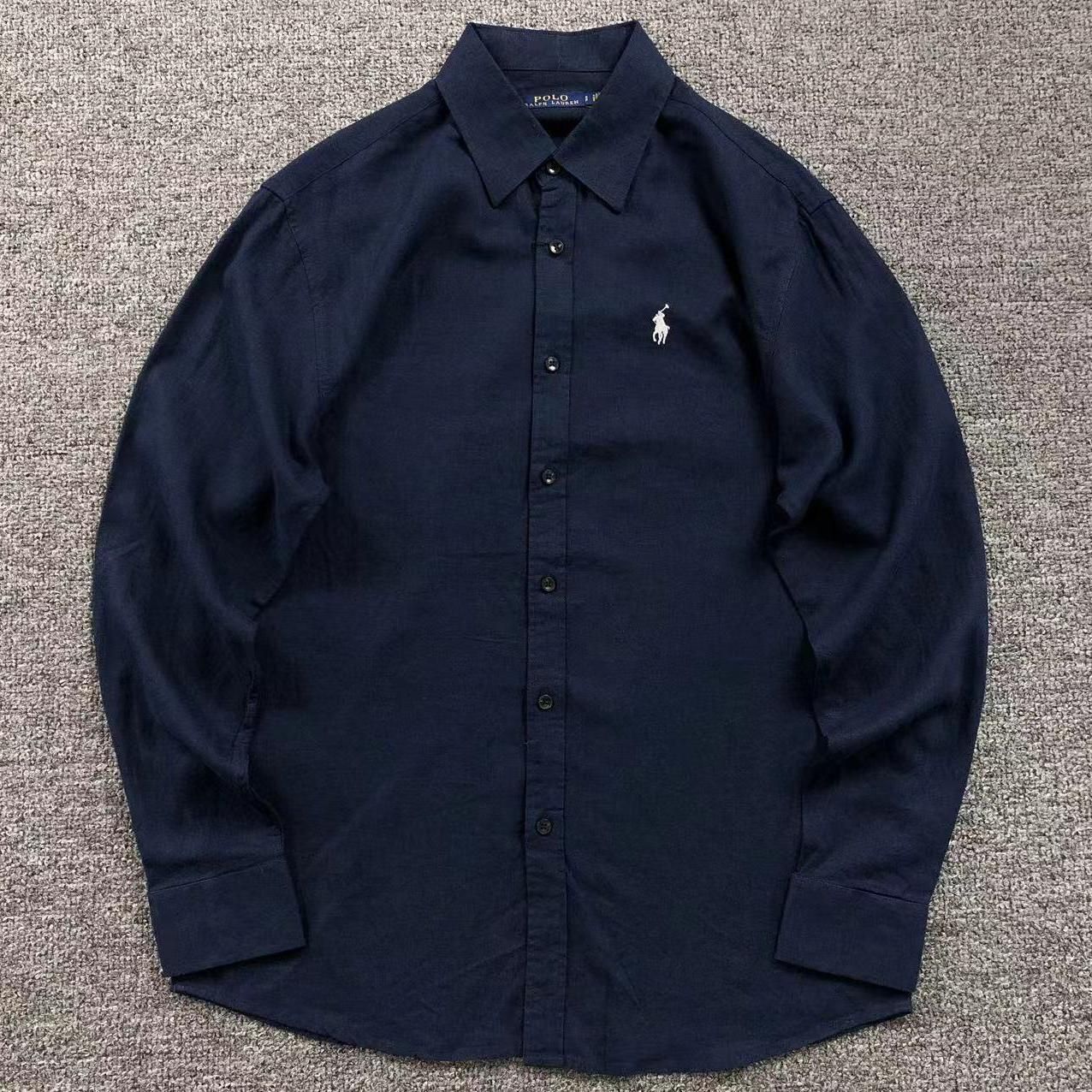 Ralph Lauren Navy Lapel Shirt Jacket