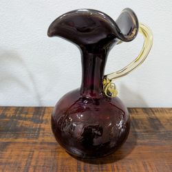 Art Glass Pitcher